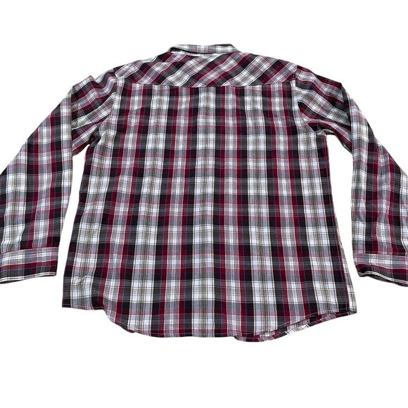 Levi's Men's Western Shirt Plaid Long Sleeve Size XXL Cowboy Rancher Pearl Snaps - Picture 5 of 5